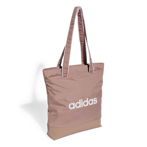 adidas Damen LINEAR ESSENTIALS SHOPPER, warm clay/white, One Size