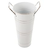 Facile d'utilisation : placez-y des fleurs séchées ou des plantes pour un effet visuel unique. vase rétro, cache-pot rustique