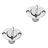 SUPVOX 2sets Boat Drain Gasket Stern Drain for Kayaks Canoes and Easy Installation and Performance