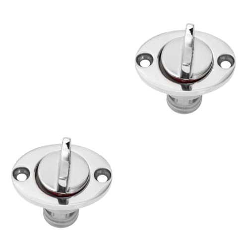 SUPVOX 2sets Boat Drain Gasket Stern Drain for Kayaks Canoes and Easy Installation and Performance