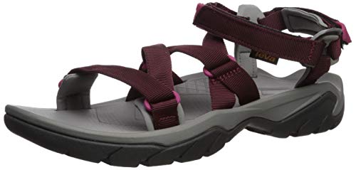 Teva Women's Terra FI 5 Sport Sandal, Port, 10 Medium US