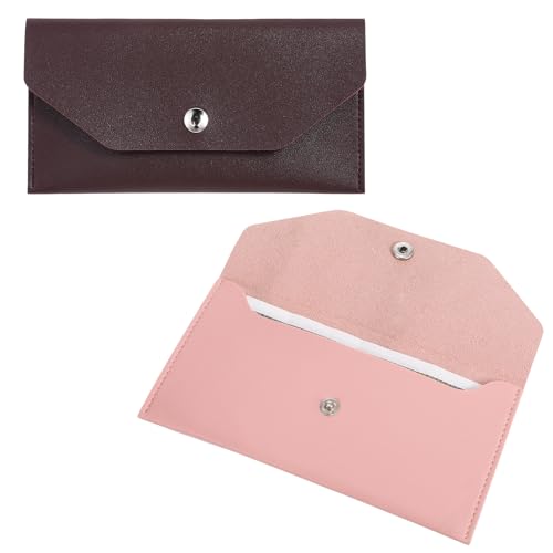 YQQYG 2 envelopes para dinheiro, carteira de dinheiro, envelopes para dinheiro, envelopes reutilizáv