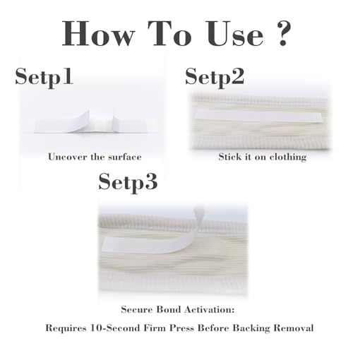 100 Strips Double Sided Tape for Clothes, Fashion Tape for Women, Dress & Bra Tape, Clear Clothing Tape to Keep Clothes in Place, Body Tape for Fabric to Skin 6