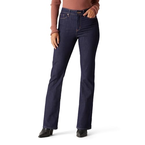 Levi Strauss Signature Women's Modern Bootcut Jeans Mid-Rise Stretch Denim (Also Available in Plus), (New) Island Rinse, 8 Short