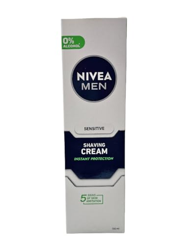 NIVEA Men Sensitive Shaving Cream, 3.5 oz Tube