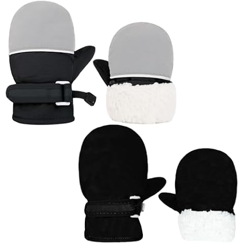 ENBAOHUI Baby Gloves Toddler Snow Glove Waterproof Mittens Fleece Lined Winter Kids Infant Ski Mitten for Boys Girls Cover