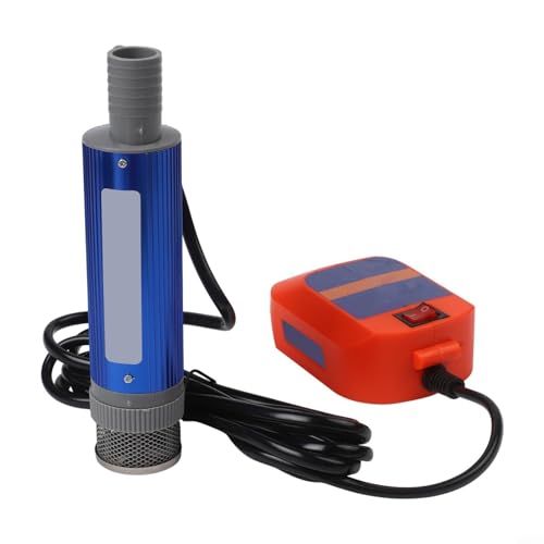 TONIXY Pompa di trasferimento del carburante 12V Pompa a batteria al litio senza fili Trasferimento d'acqua diesel portatile 40-60L/min Design portatile compatto