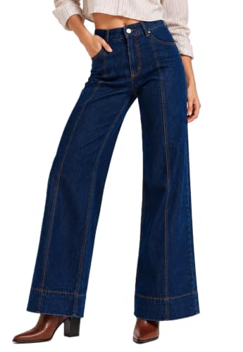 Image of Ben Martin Women High Rise High Waist Stretchable Baggy Oversized Loose Fit Casual Wear Denim Jeans