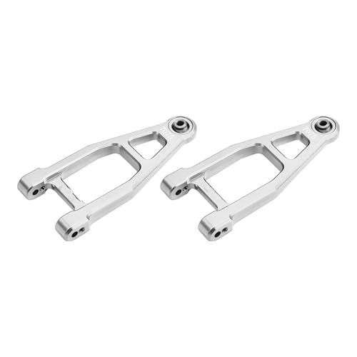 RC�X�C���O�A�[�� For Tamiya For BBX BB-01 58719 1/10 �A���~���� 7075 �t�����g�A�b�p�[�T�X�y���V�����A�[�� Rc �J�[�C���C�����i�A�N�Z�T���[(Silver)