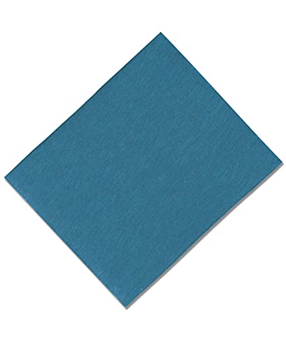 Soul Flower Women's Raw Edge Boho Headband, Organic Cotton Stretchy Wide Half Bandeau Accessory, Made In The Usa (Ocean) #TOP1