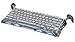 GravaStar Mercury K1 Pro – Tastiera da gioco meccanica wireless 75% in lega di alluminio, interruttori lineari, retroilluminazione RGB personalizzabile, manopola di controllo (Grigio Argento) immagine