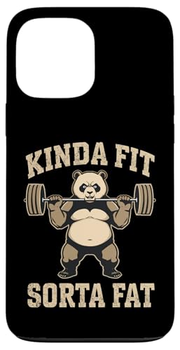 Kinda Fit Sorta Fat Funny Panda W tBbglX EGCgteBO X}zP[X iPhone 13 Pro Max p