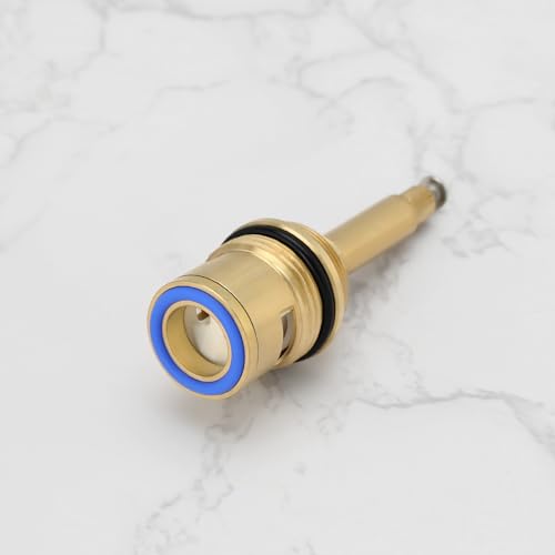 LT Easiyl BSP 3/4" Blue Brass Shower Bath Tap Valve Cartridge Quarter Turn 20 Teet Ceramic Tap Cartridge for Kitchens Bathrooms Washrooms (Open clockwise) by LT Easiyl - Image 5