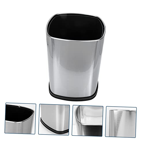 Caneca de basura rectangular metálica para cocina 1 ml miniatura 6