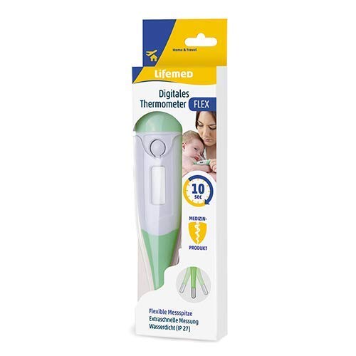 Lifemed Fieber-Thermometer-Mischdisplay (4 Sets: 24 x Fieberthermometer digital weiß + 24 x Fieberthermometer digital "flex" grün-weiß)