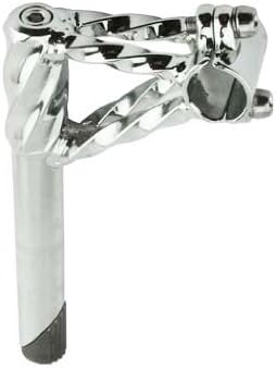 Alta Bicycle Double Twisted Lowrider Stem 21.1mm Chrome.