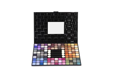 MYA Cosmetics - Maletín de Sombras de Ojos con 110 Tonos | Paleta de Maquillaje Profesional para Crear Looks Modernos y Complejos | Incluye Pinceles para Aplicar