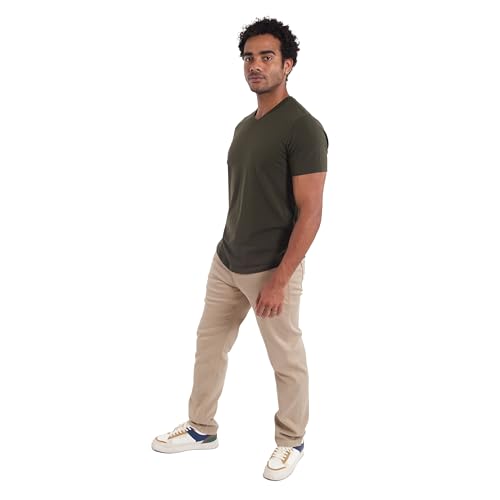 The Perfect Jean TPJ Mens Athletic Fit Denkhaki Pants2