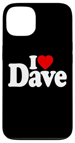I LOVE HEART DAVE DAVID NAMEE ON A TEE �X�}�z�P�[�X iPhone 13 �p