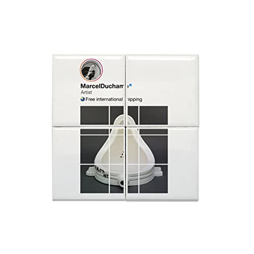 Peinture Marcel Duchamp en Carreaux Céramique pour Salon Moderne
