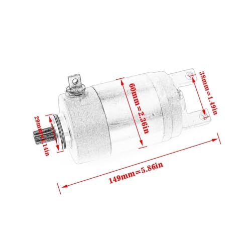 Motor de arranque evita tirones y fallos mecánicos en XC125 OEM 2YM-81890-00 2