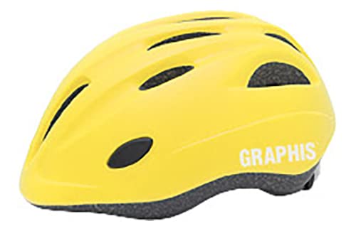 GRAPHIS キッズヘルメット Mサイズ MAT YELLOW