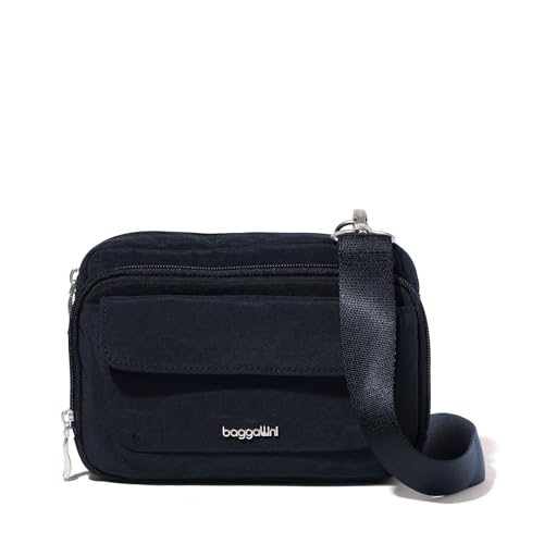 Image of Baggallini womens Modern Double Zip Crossbody