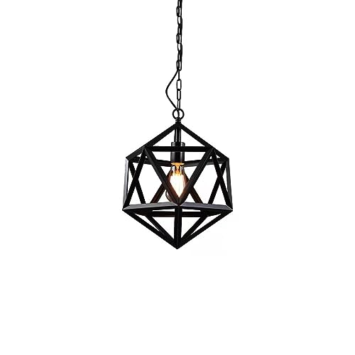 Lustre cage oiseau vintage pour salle à manger et îlot de cuisine