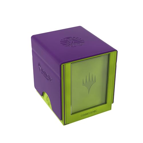 Gamegenic – MTG – Secrets of Strixhaven Sidekick PRO 100+ XL: Witherbloom – Accessorio da Gioco – Scatola Solida e Resistente – Protegge le Carte in Modo Sicuro – Multilingue