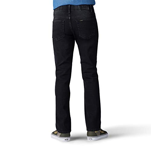 Lee Uniforms – Calça jeans para meninos com ajuste slim e conforto extremo, Black Nights, 5 Slim