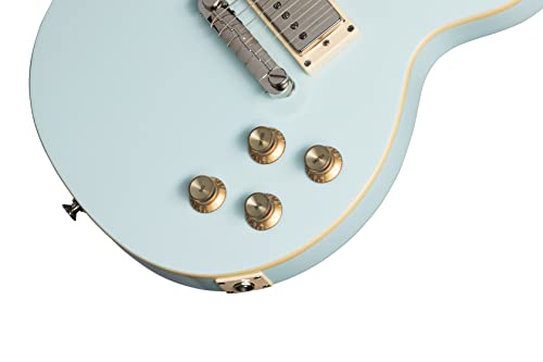 Epiphone Power Players Les Paul (y compris sac de rangement, cable, pics) Bleu glace - Les Beatles, Paul McCartney, John Lennon, RIngo Starr, George Harrison Epiphone Power Players Les Paul (y compris sac de rangement, cable, pics) Bleu glace – Image 4