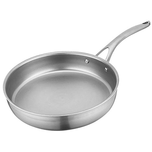 xiaoxioaguo - Padella in titanio puro non rivestita antiaderente padella bistecca padella wok cinese cucina pentole