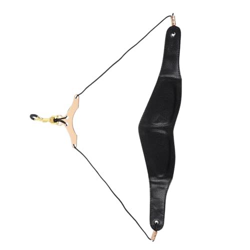 SUPVOX Leather Padding Saxophone Neck Strap Comfortable Sax Neck Strap Adjustable Length