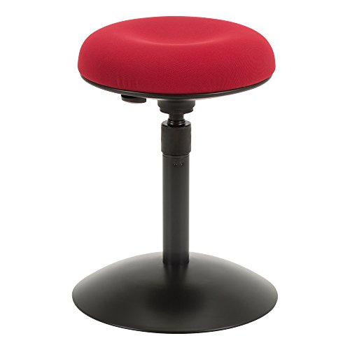 Image of Norwood Commercial Furniture Active Stool with Adjustable Height Pivot Round Seat, Red NOR-NIL1716F-RD-SO