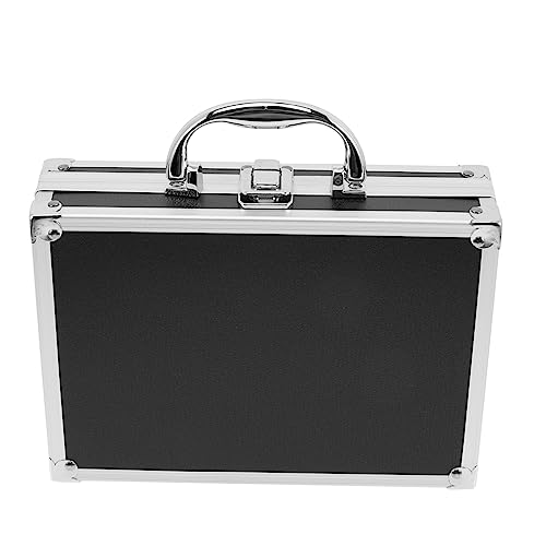 MUSISALY Round Corner Edges Tool Box Multi-Functional Medicine Handle Box Aluminum Case Tool Box