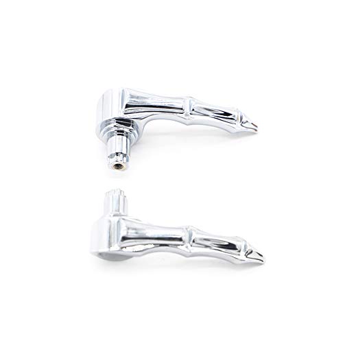 Manillas de Cerradura de Alforja GUAIMI Chrome Compatibles con Harley Electra Glides, Road Glides, Road Kings y Street Glides 2014-2019 (excepto FLHXSE y FLTRXSE) - Dedo Medio Esqueleto miniatura 4