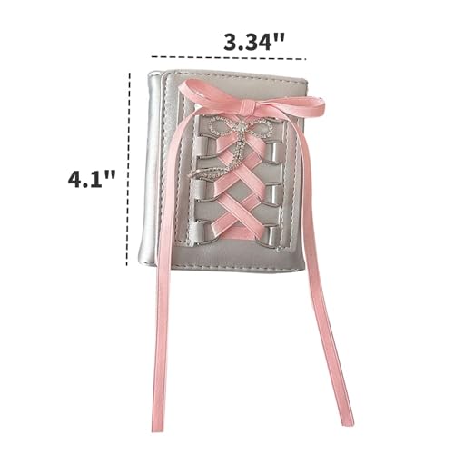 Adorable Ballet Strap Wallet - Stylish & Practical Accessory for Women (Pink)2