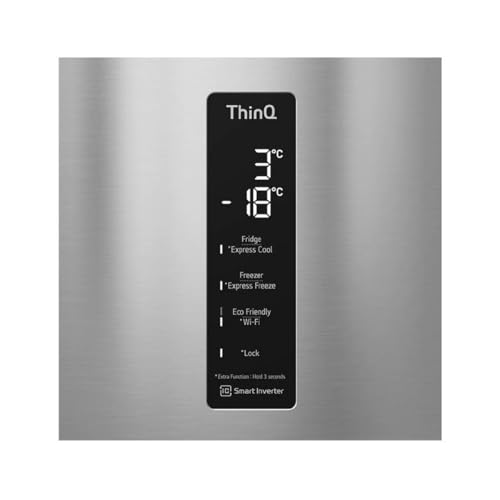 Réfrigérateur LG GBF567PZCMB Combi E en acier inoxydable - vue 4