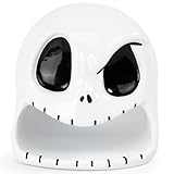 Disney Nightmare Before Christmas Sponge Holder - Black & White Resin Jack Skellington Soap Dish – Bathroom Décor
