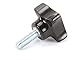 Oliver Knob-4 Arm W/Stud M5X.8X15 Lg