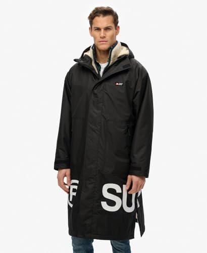 Superdry Robe ABRIGO Mixte en Maille Légère Automne Hiver