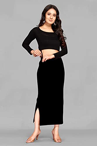 Image of Side Rope Saree Shapewear, Petticoat, Skirts for Women Polylycra Saree Shaper for Saree Dress