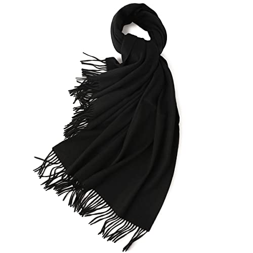 CINGHIA Schal Damen,Schal Herren,Kaschmir Schal Warmes Weiche Mode Einfarbig Winter Schals Große,Deckenschal Mit Fransen 200 x 70 cm Cover