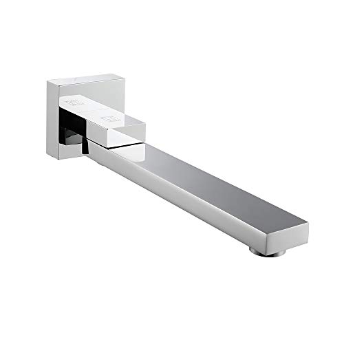 Robinet de salle de bain à montage mural chromé mélangeur eau chaude et froide pour lavabo