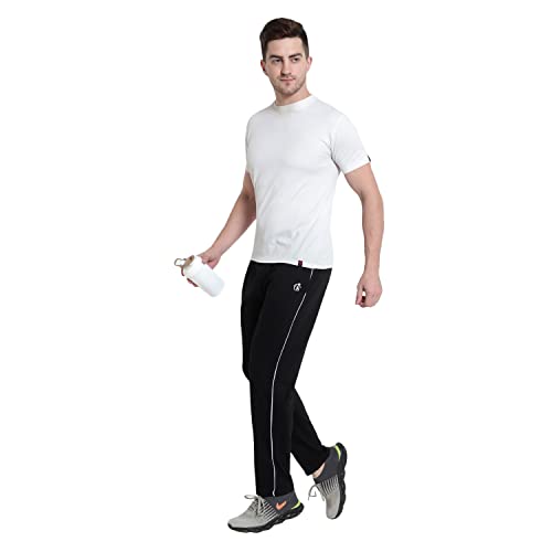 Image of BLUE STAR SHARK Mens's Cotton Piping Track Pant Lower
