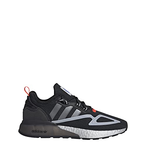 adidas Mens Z2 2K Boost Mens Running Shoes, Black/White/Grey, 9.5