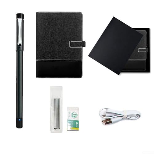 WheatThrive Cuaderno de escritura inteligente, cuaderno de sincronización de pantalla de papel, cuadernos digitales inteligentes, para notas, dibujos, reuniones de aula, 25 x 27 x 5 cm
