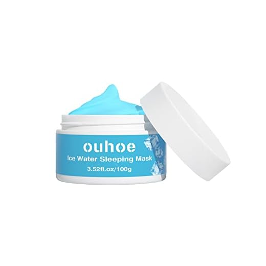 2 pcs Beauty Hydra Moist Ice Water Sleeping Mask, Hydramoist Ice Water Sleeping Mask, Anti Aging Spa Hydro Face Mask for Plump Glowing Skin (B_ 1 pc)