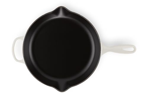 Image of Le Creuset Enameled Cast Iron Signature Iron Handle Skillet, 11.75 inch, Meringue