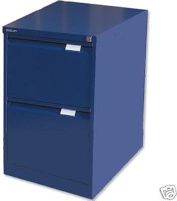 Bisley 2 Drawer Locking A4 Filing Cabinet Pfa2 Black Amazon Co